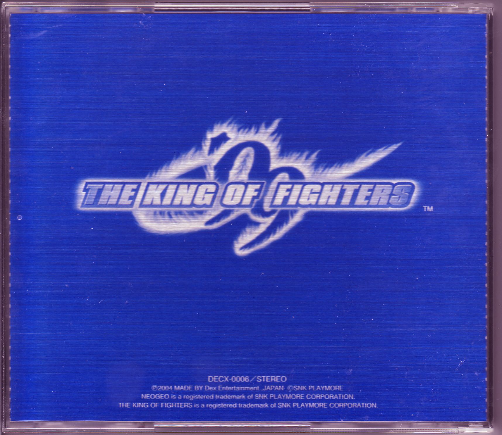 THE KING OF FIGHTERS NEOGEO's SOUNDTRACK 10th Anniversary Memorial